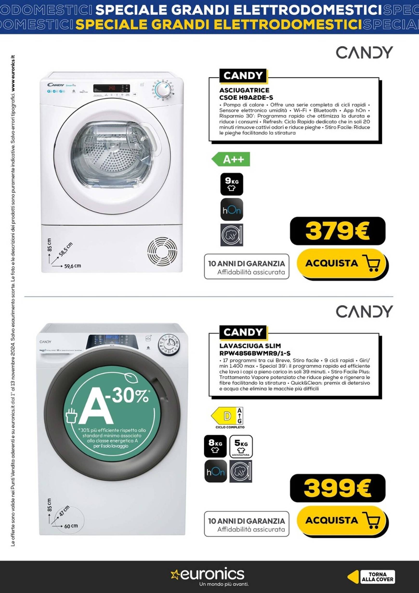 euronics - Volantino Euronics - Speciale Grandi Elettrodomestici valido dal 01.11. al 13.11. - page: 7