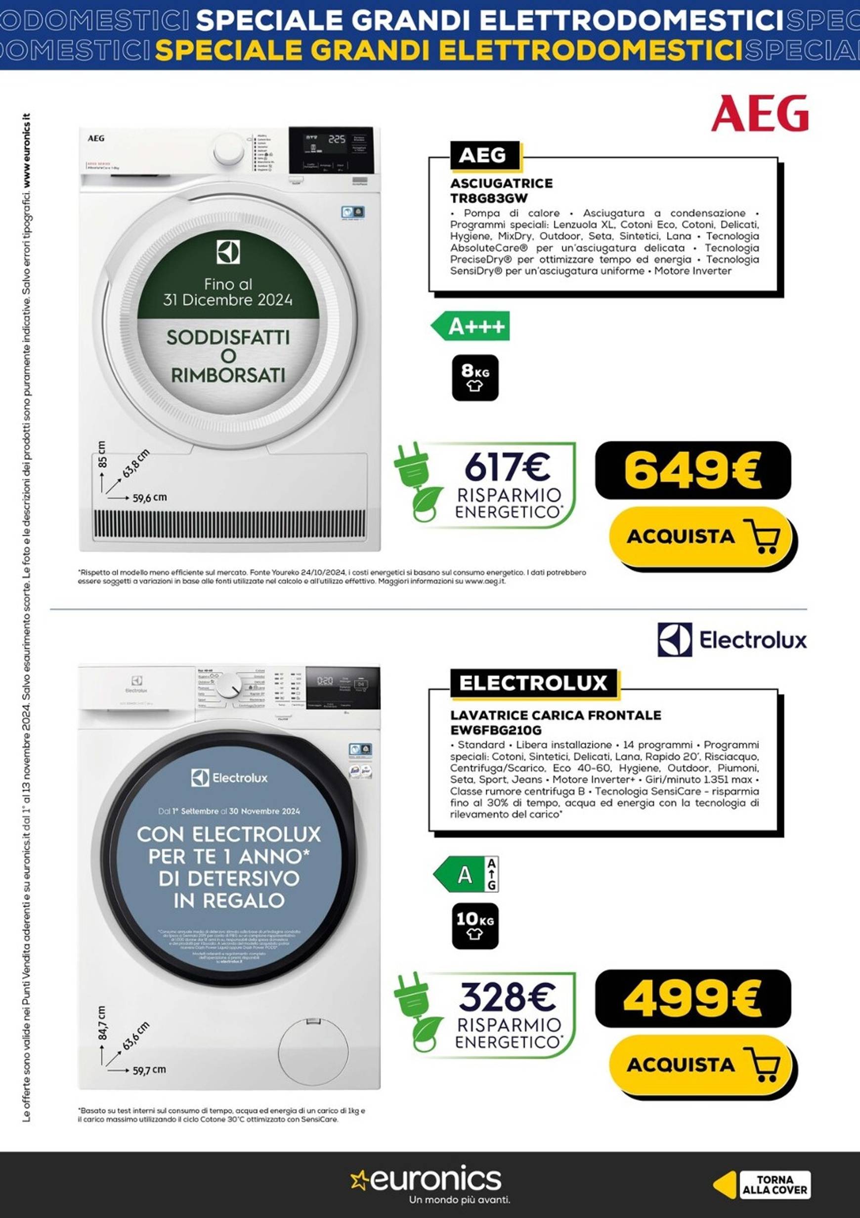 euronics - Volantino Euronics - Speciale Grandi Elettrodomestici valido dal 01.11. al 13.11. - page: 2