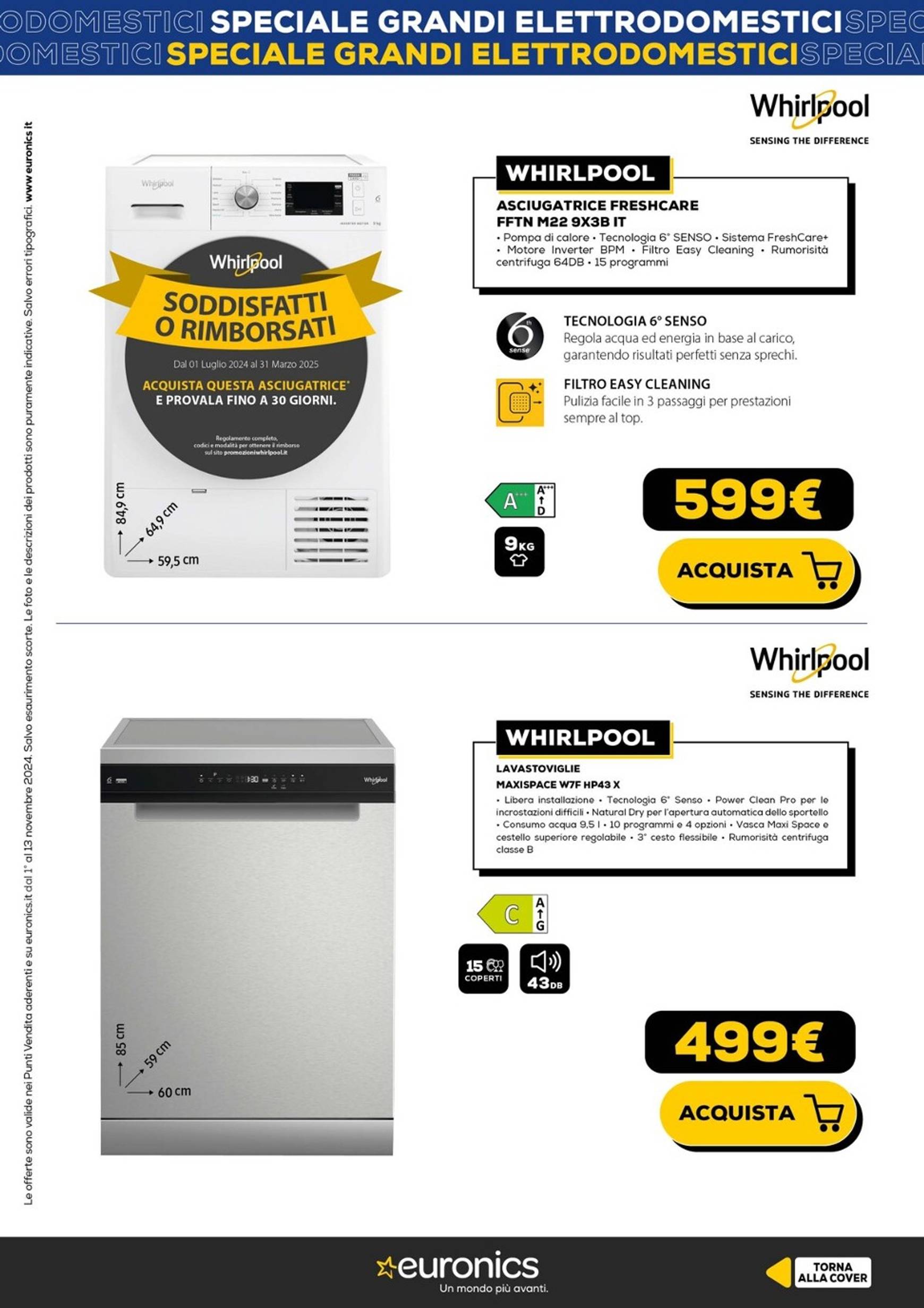 euronics - Volantino Euronics - Speciale Grandi Elettrodomestici valido dal 01.11. al 13.11. - page: 17