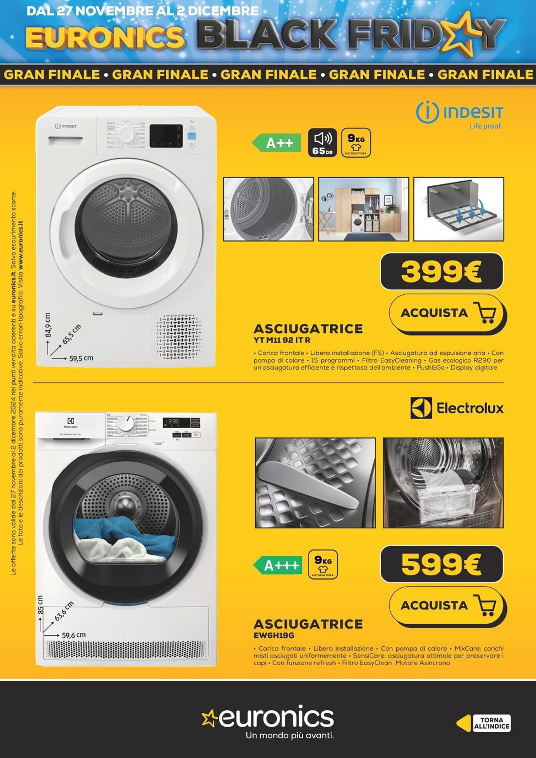 euronics - Volantino Euronics - Black Friday valido dal 27/11 al 02/12 - page: 22