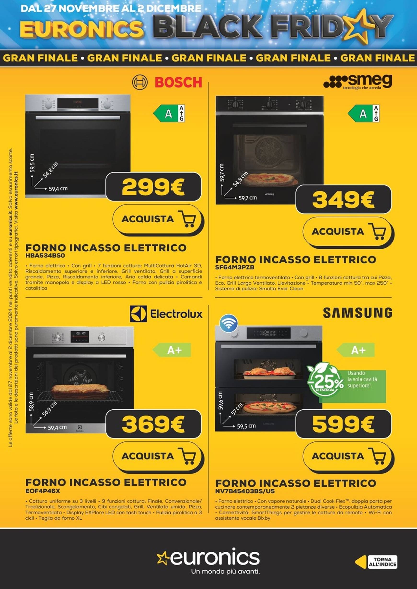 euronics - Volantino Euronics - Black Friday valido dal 27/11 al 02/12 - page: 30