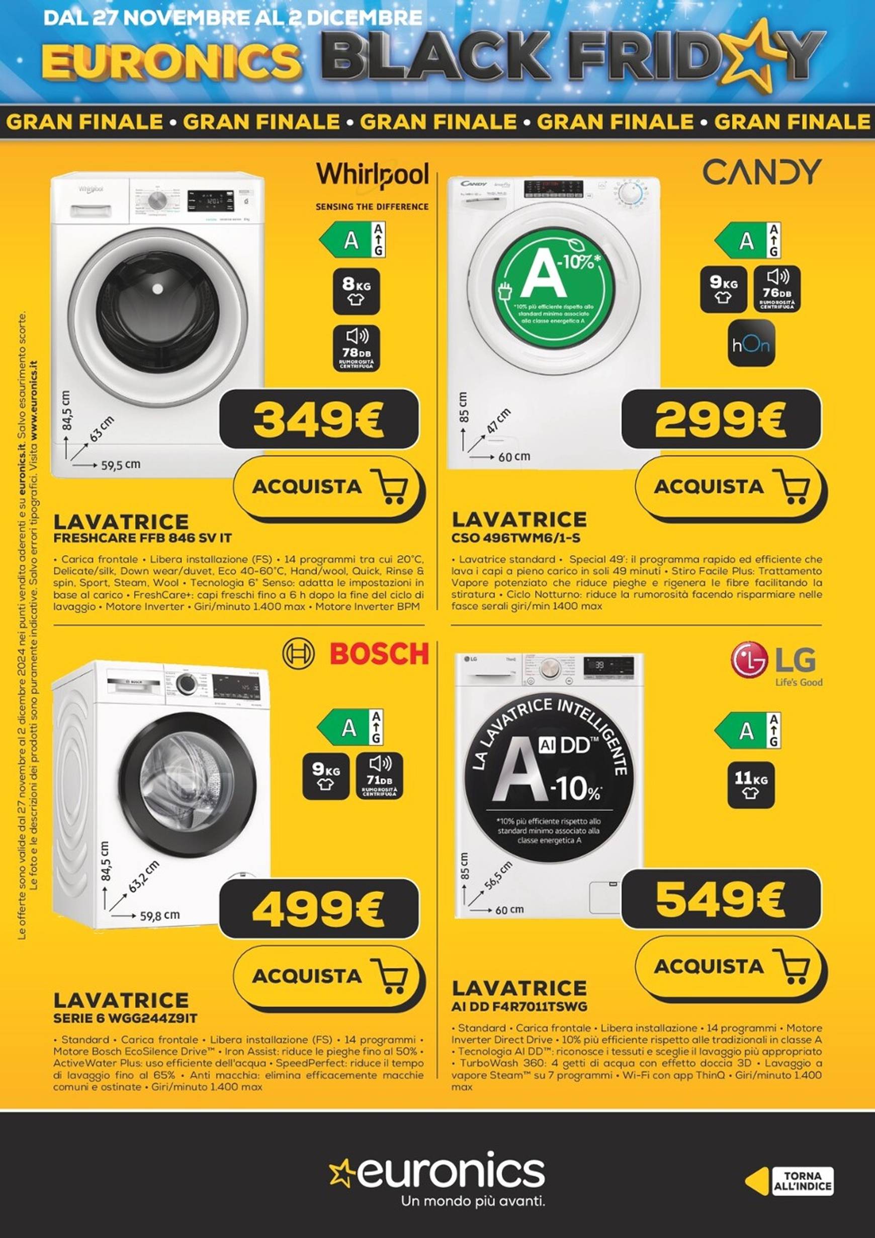 euronics - Volantino Euronics - Black Friday valido dal 27/11 al 02/12 - page: 24