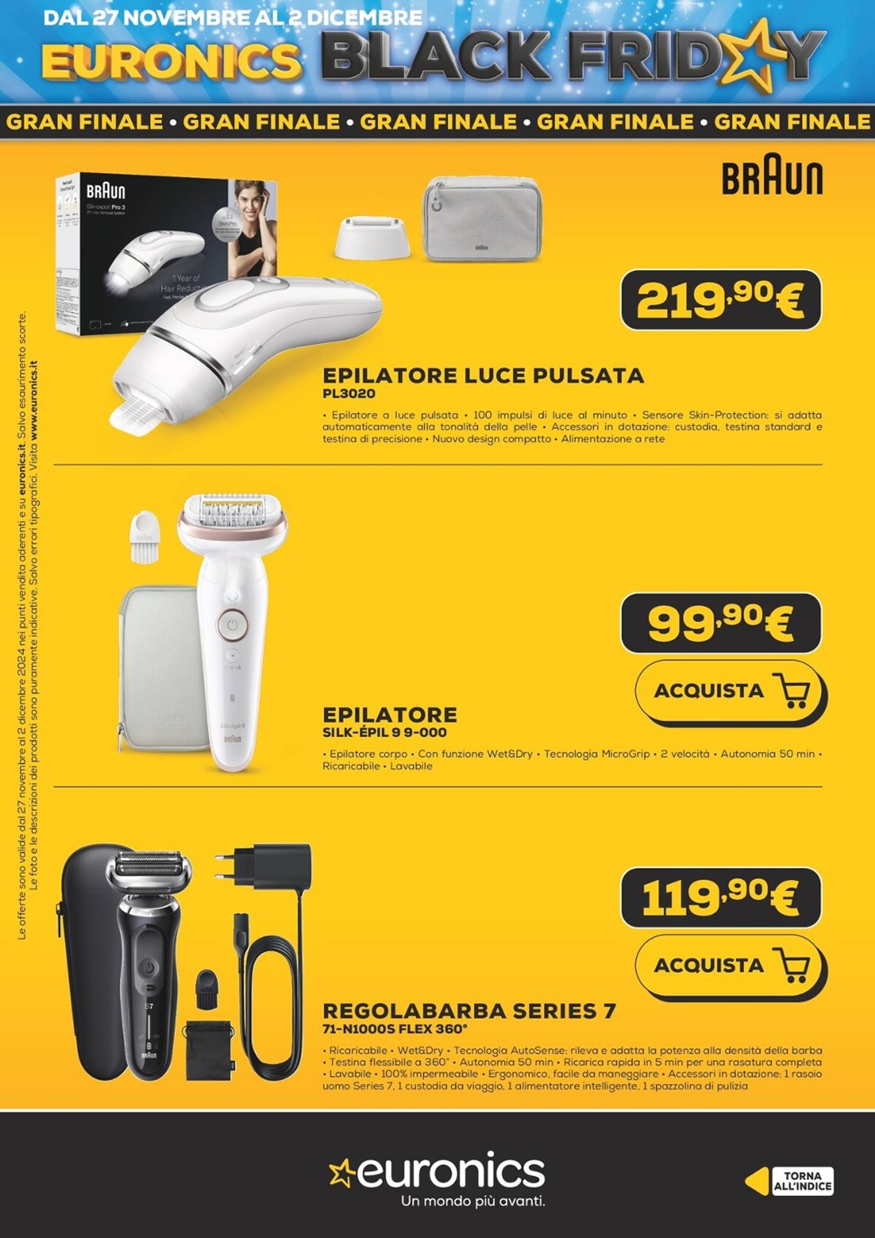 euronics - Volantino Euronics - Black Friday valido dal 27/11 al 02/12 - page: 43