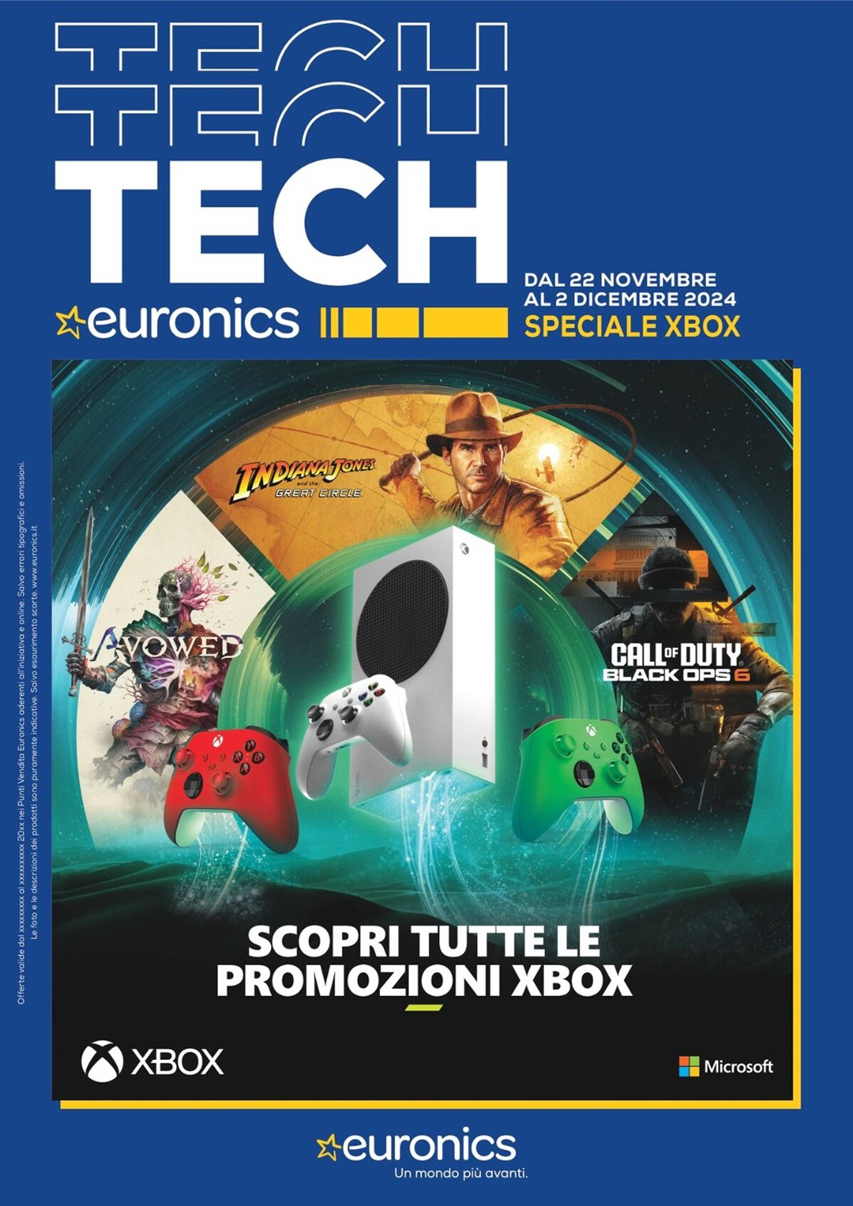 euronics - Volantino Euronics - Speciale Xbox valido dal 22/11 al 02/12