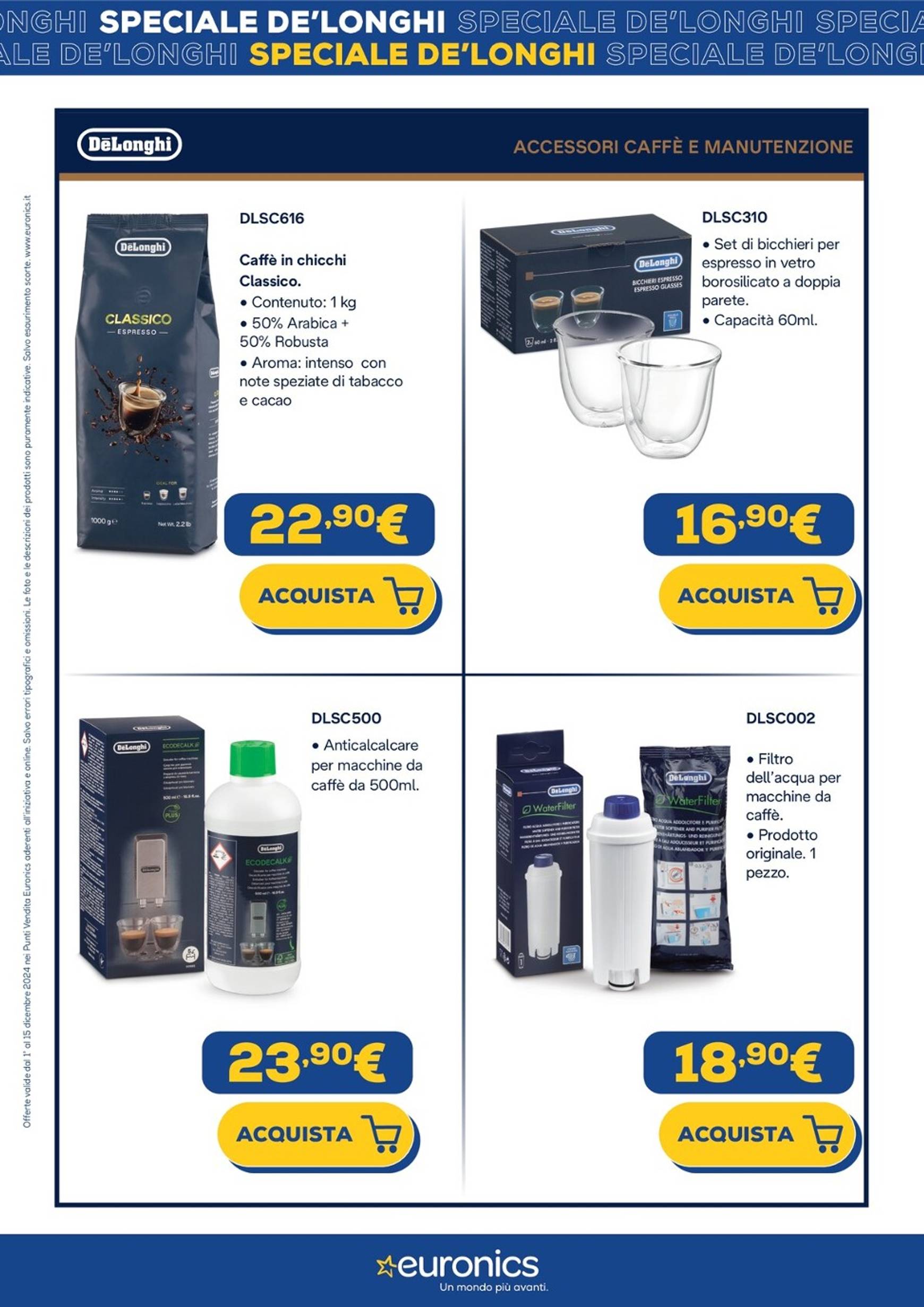 euronics - Volantino Euronics - Speciale De Longhi valido dal 01/12 al 15/12 - page: 4