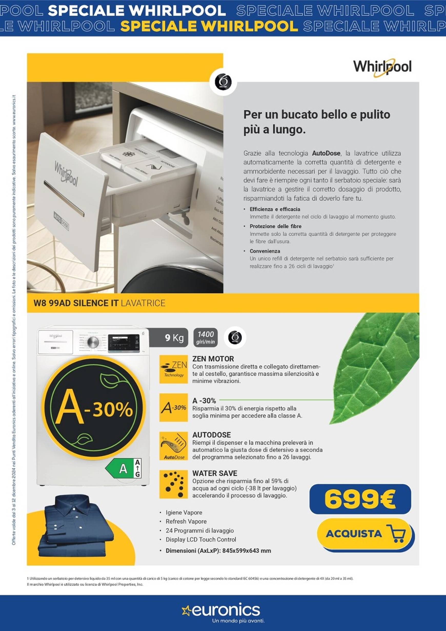 euronics - Volantino Euronics - Speciale Whirlpool valido dal 03/12 al 12/12 - page: 3