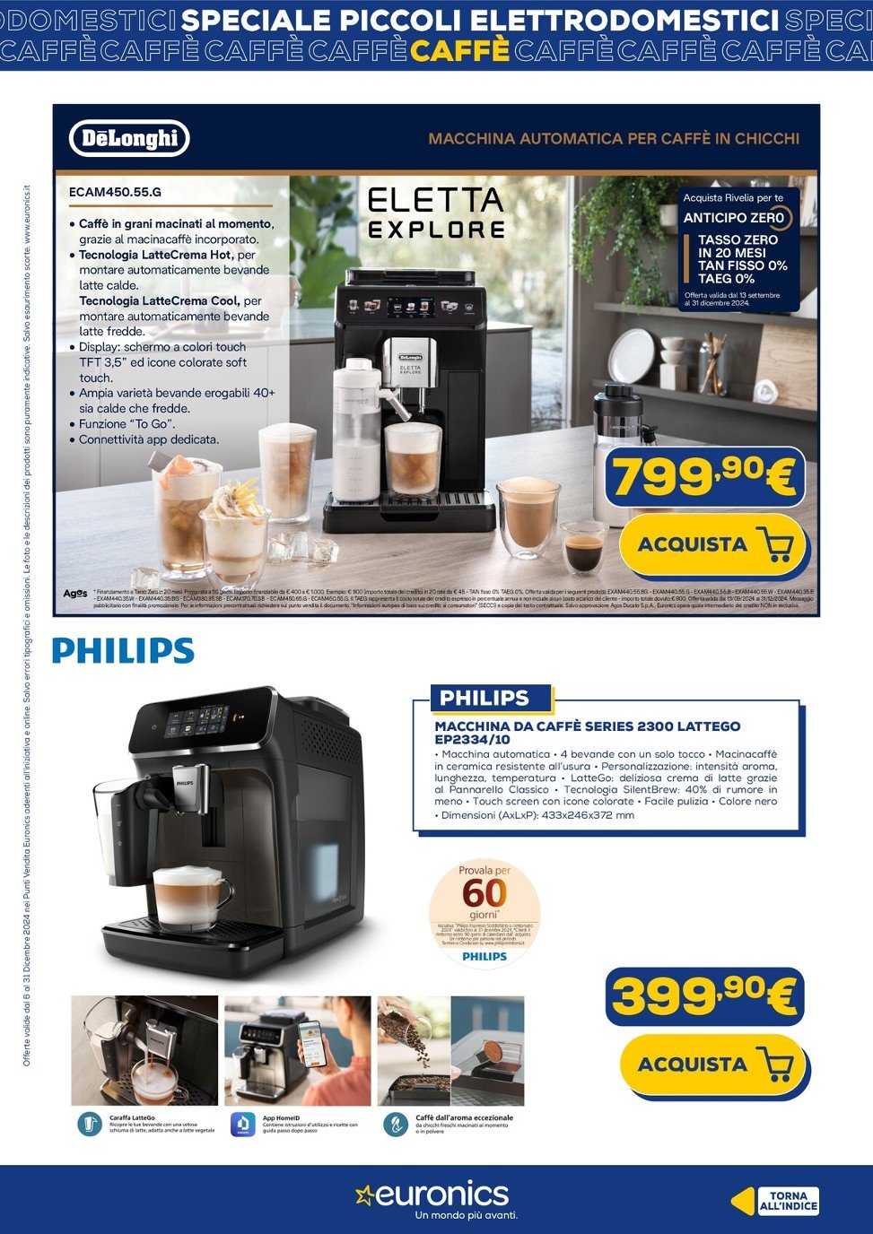 euronics - Volantino Euronics - Speciale Piccoli Elettrodomestici valido dal 06/12 al 31/12 - page: 19