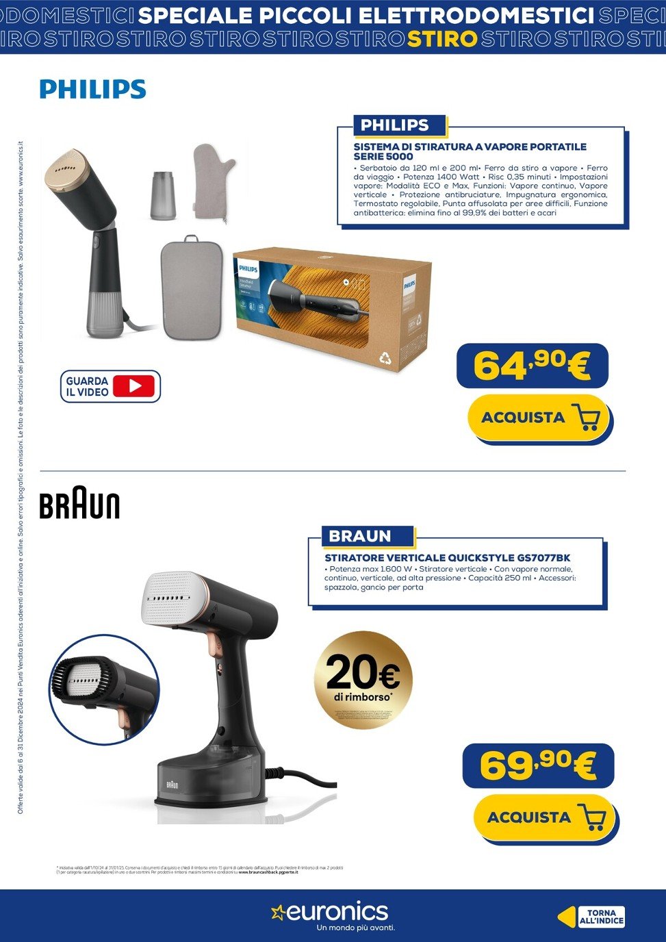 euronics - Volantino Euronics - Speciale Piccoli Elettrodomestici valido dal 06/12 al 31/12 - page: 10