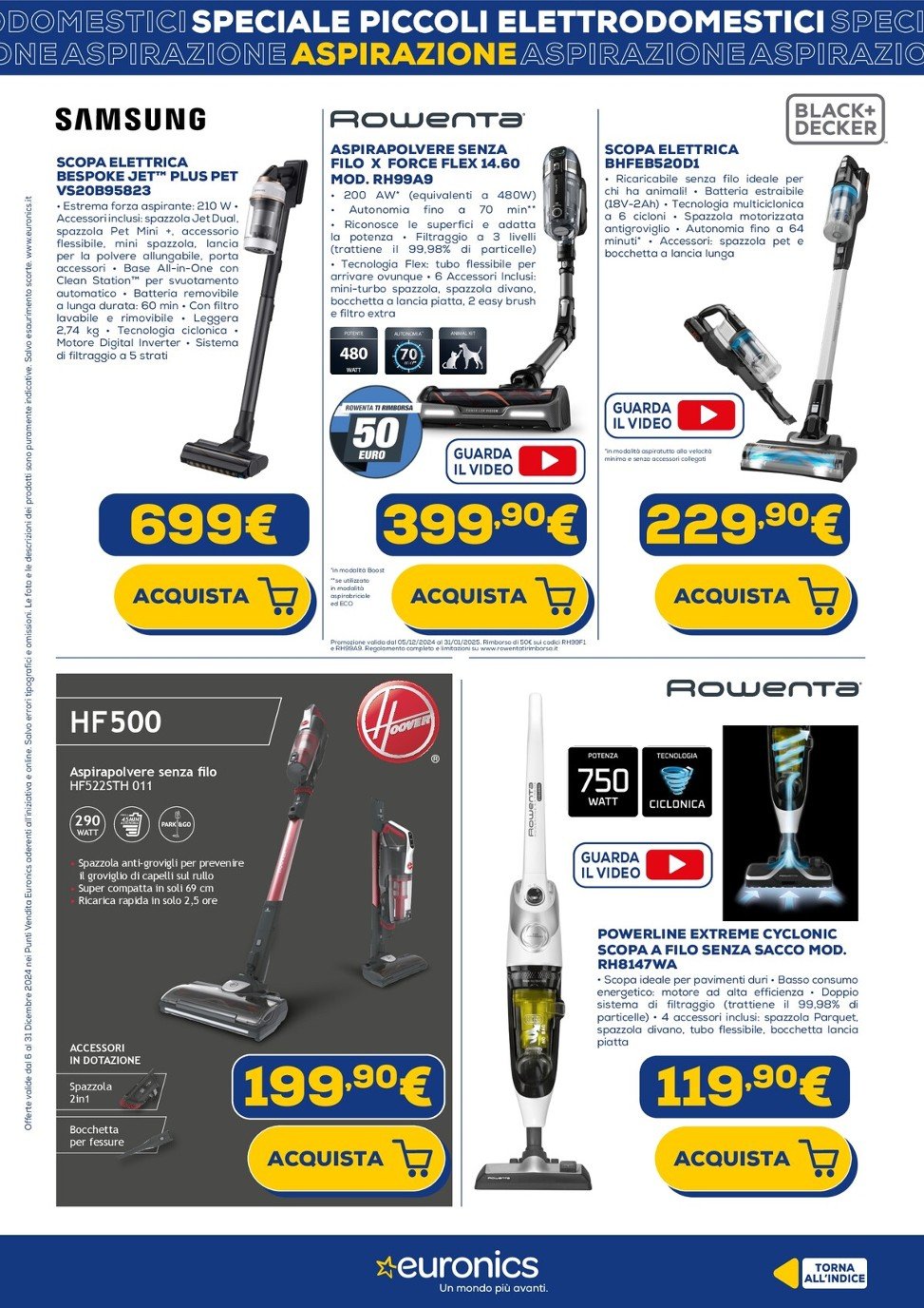 euronics - Volantino Euronics - Speciale Piccoli Elettrodomestici valido dal 06/12 al 31/12 - page: 4