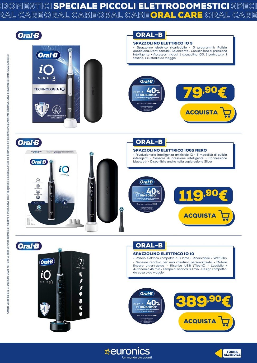 euronics - Volantino Euronics - Speciale Piccoli Elettrodomestici valido dal 06/12 al 31/12 - page: 33