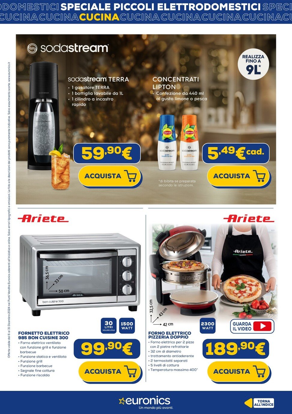 euronics - Volantino Euronics - Speciale Piccoli Elettrodomestici valido dal 06/12 al 31/12 - page: 16