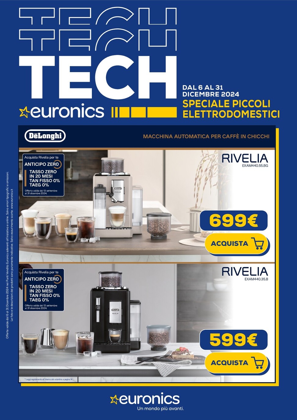 euronics - Volantino Euronics - Speciale Piccoli Elettrodomestici valido dal 06/12 al 31/12