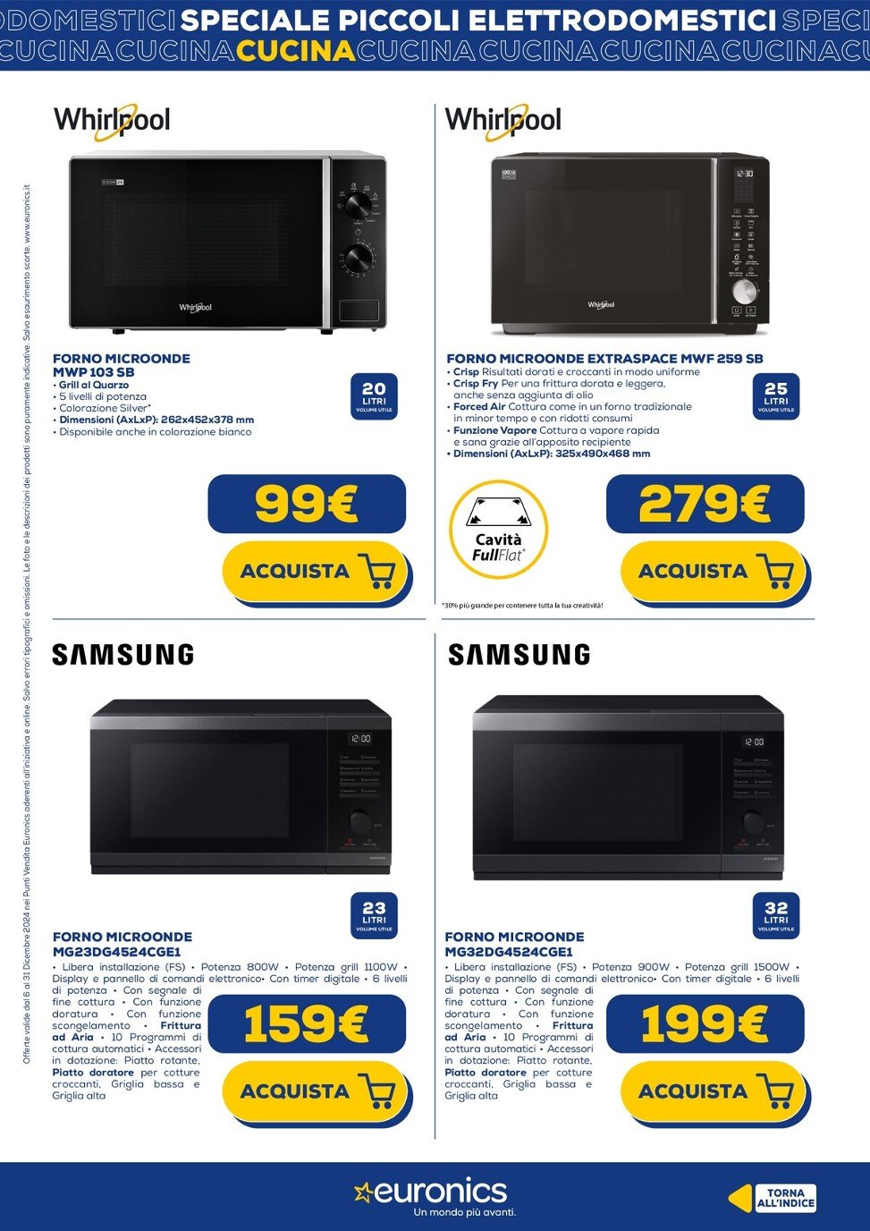 euronics - Volantino Euronics - Speciale Piccoli Elettrodomestici valido dal 06/12 al 31/12 - page: 11