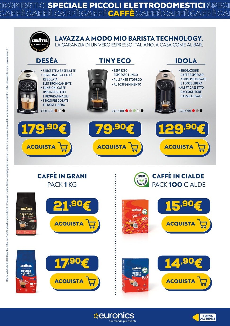 euronics - Volantino Euronics - Speciale Piccoli Elettrodomestici valido dal 06/12 al 31/12 - page: 21