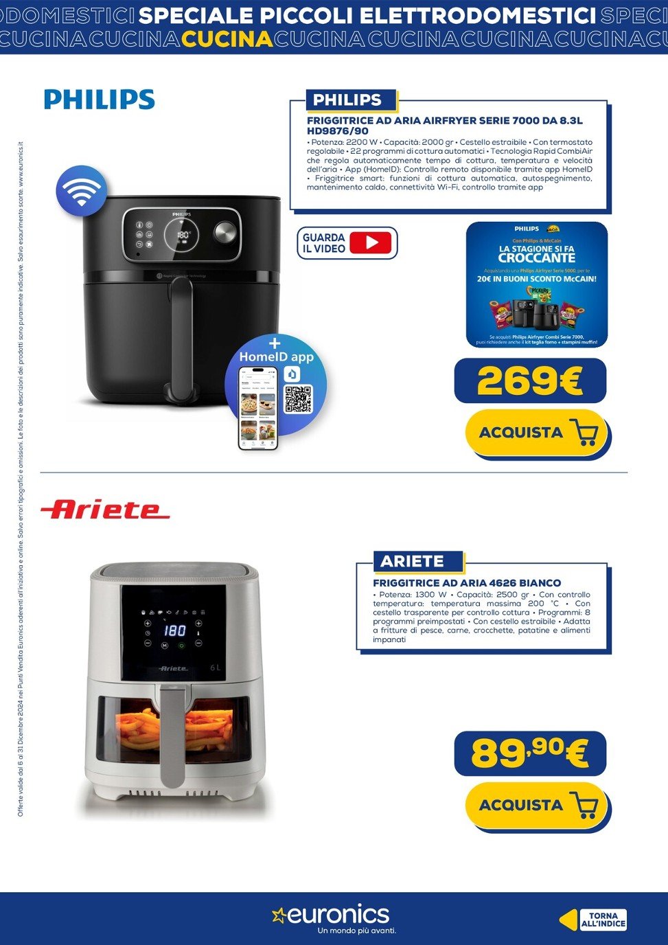 euronics - Volantino Euronics - Speciale Piccoli Elettrodomestici valido dal 06/12 al 31/12 - page: 12