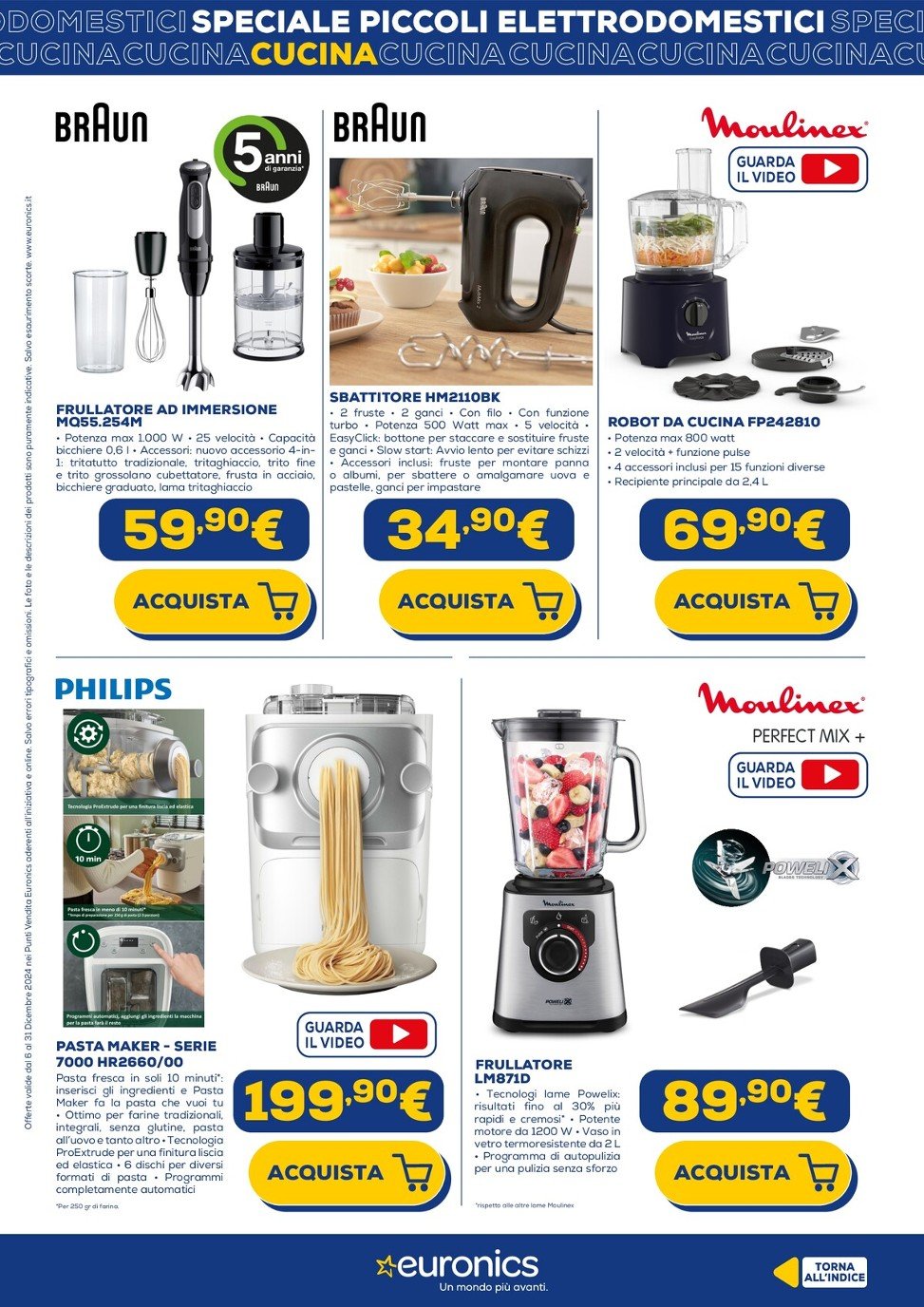 euronics - Volantino Euronics - Speciale Piccoli Elettrodomestici valido dal 06/12 al 31/12 - page: 14