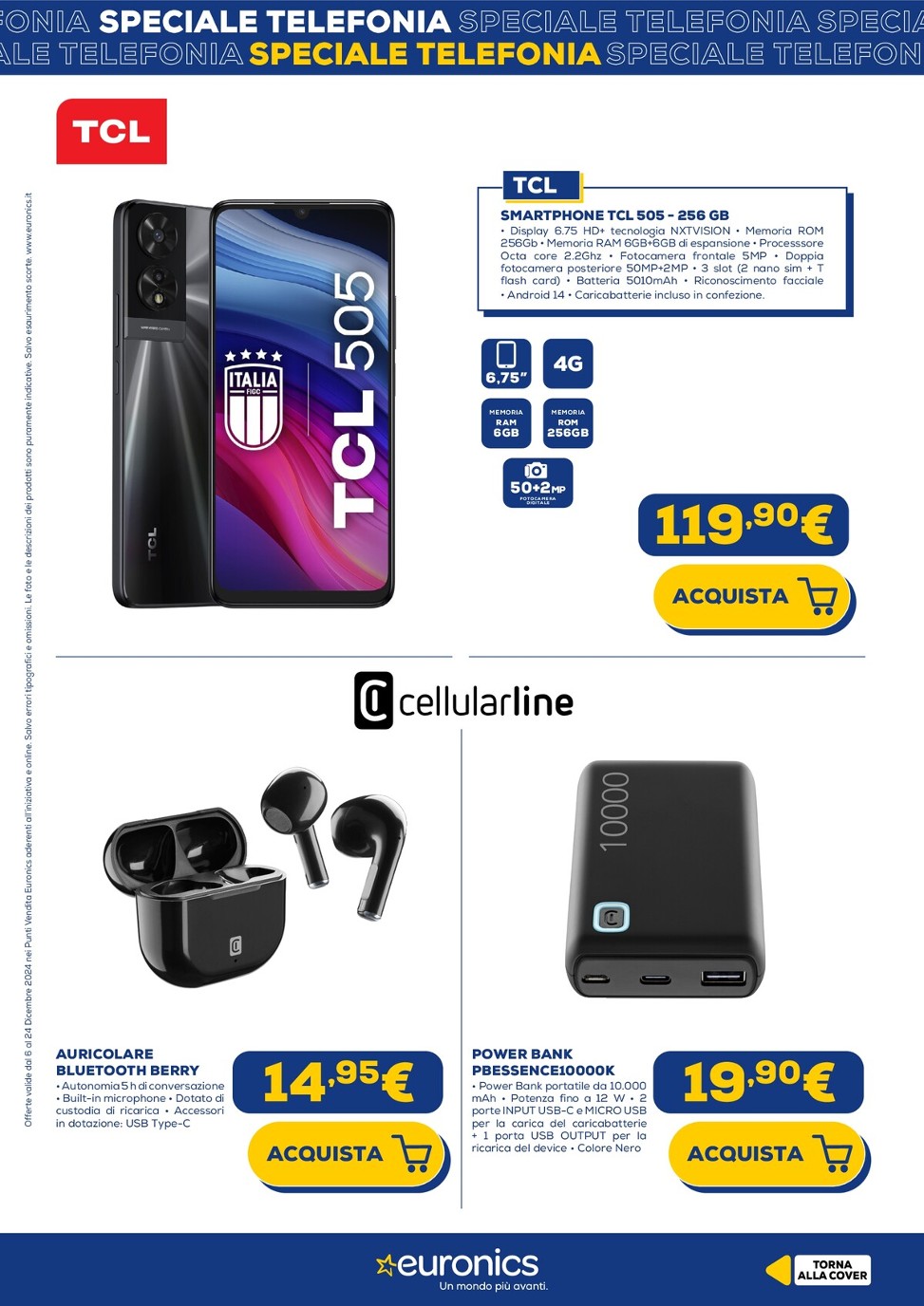 euronics - Volantino Euronics - Speciale Telefonia valido dal 06/12 al 24/12 - page: 7