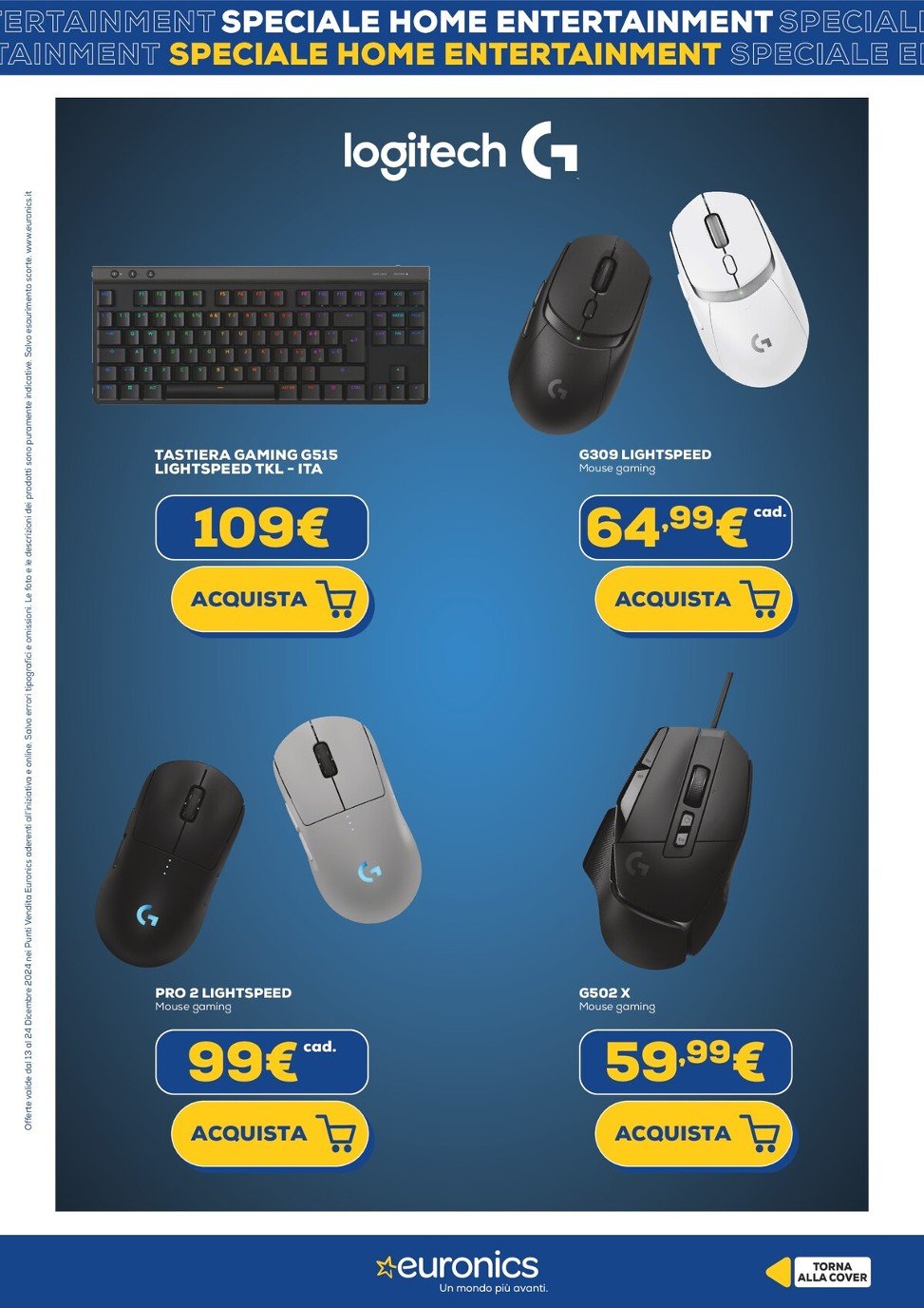 euronics - Volantino Euronics - Speciale Home Entertainment valido dal 13/12 al 24/12 - page: 7