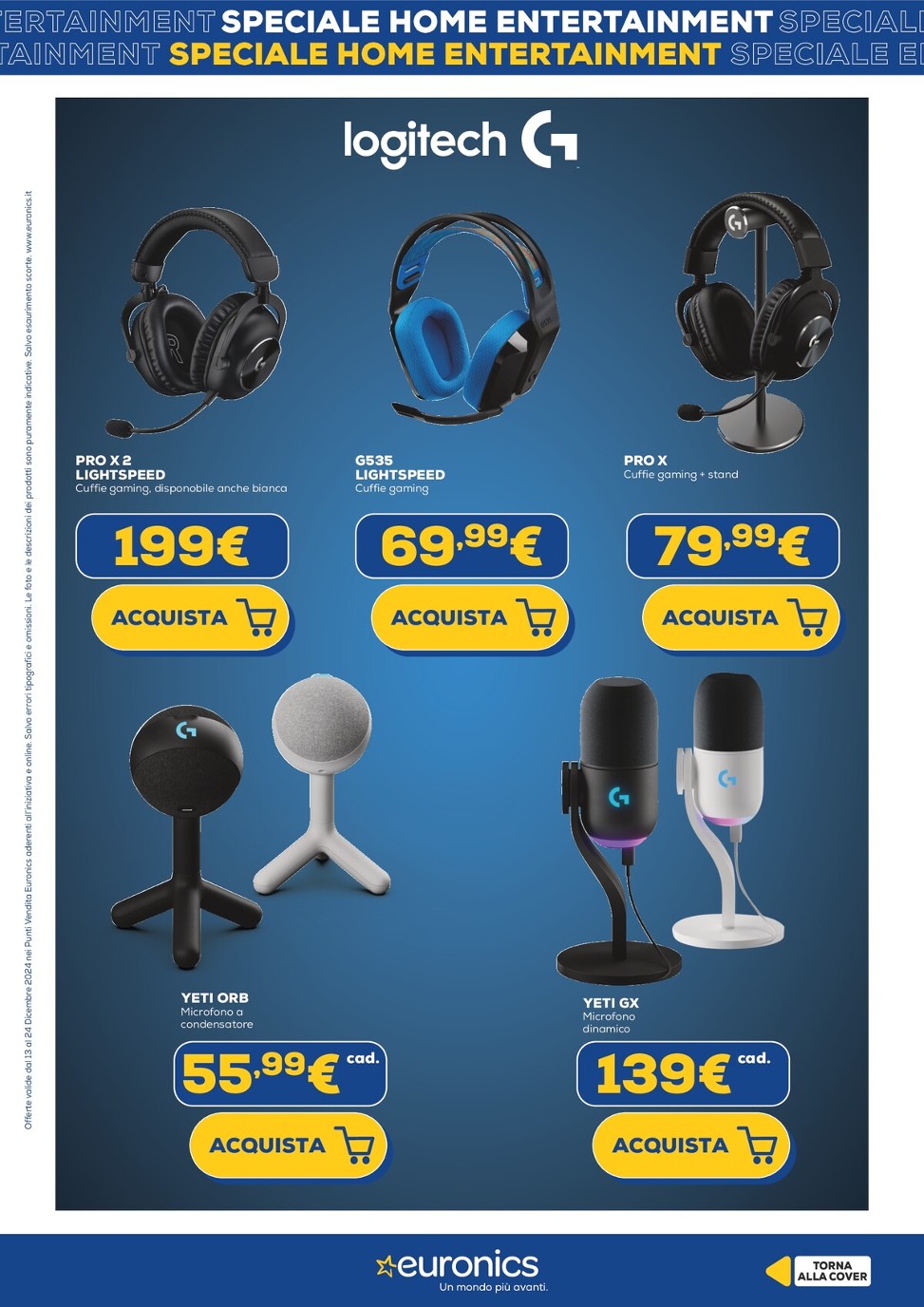 euronics - Volantino Euronics - Speciale Home Entertainment valido dal 13/12 al 24/12 - page: 8