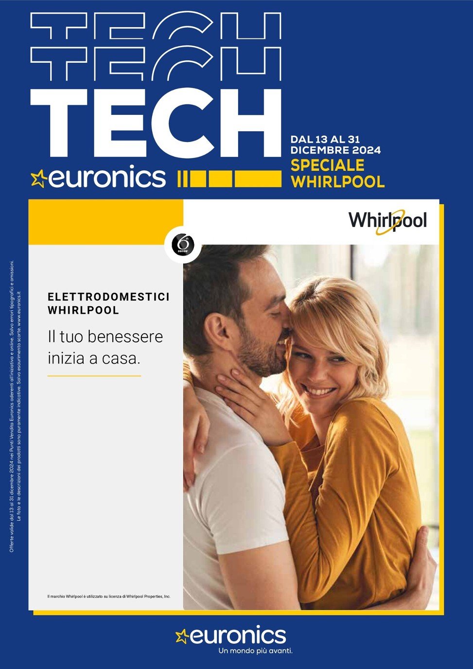 euronics - Volantino Euronics - Speciale Whirlpool valido dal 13/12 al 31/12