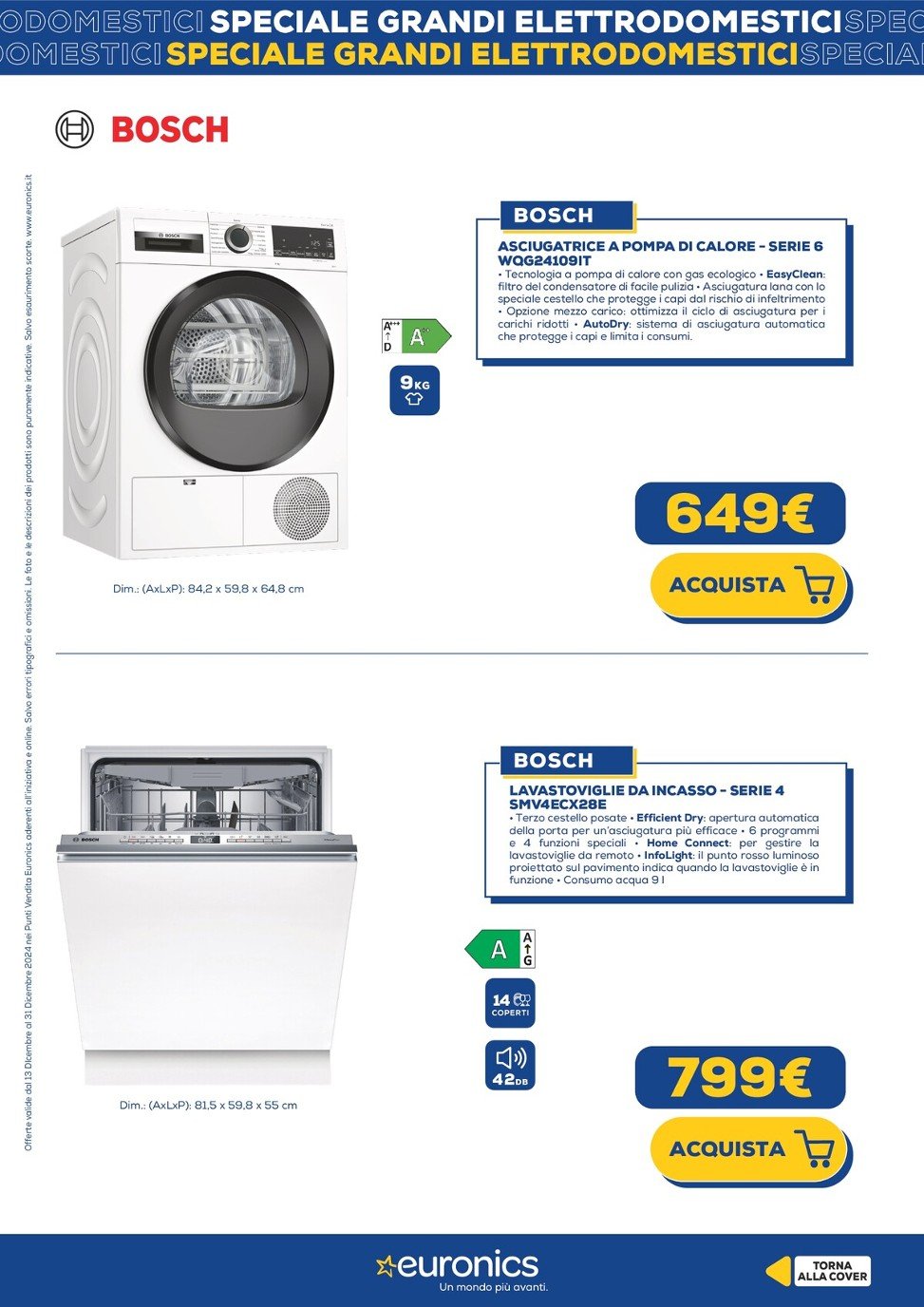 euronics - Volantino Euronics - Speciale Grandi Elettrodomestici valido dal 13/12 al 31/12 - page: 7