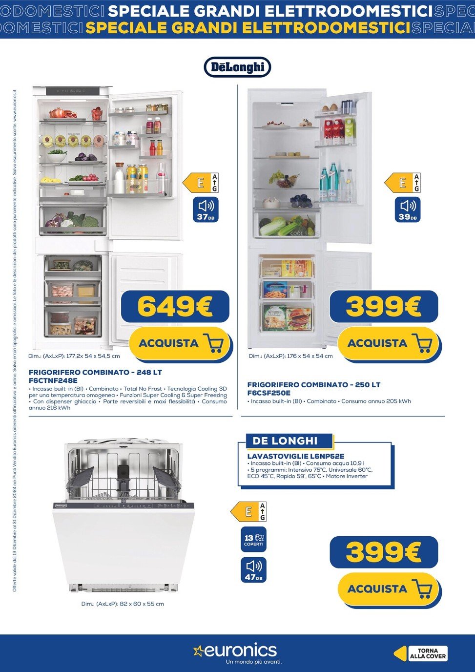 euronics - Volantino Euronics - Speciale Grandi Elettrodomestici valido dal 13/12 al 31/12 - page: 10