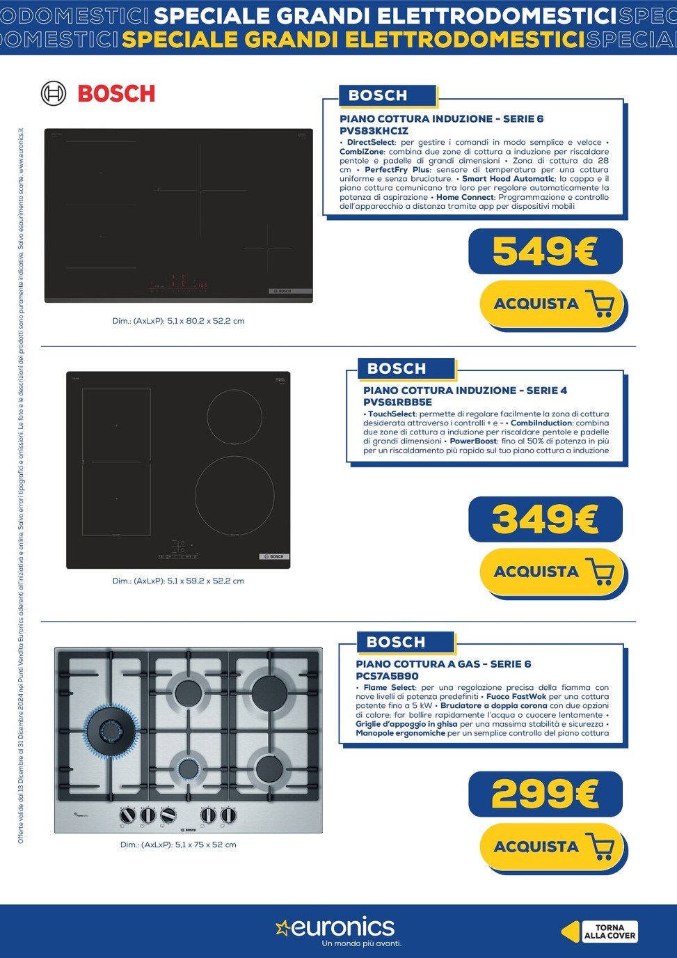 euronics - Volantino Euronics - Speciale Grandi Elettrodomestici valido dal 13/12 al 31/12 - page: 8