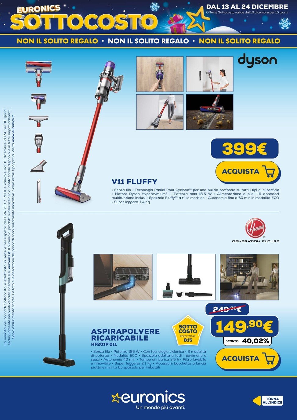 euronics - Volantino Euronics - Sottocosto valido dal 13/12 al 24/12 - page: 25