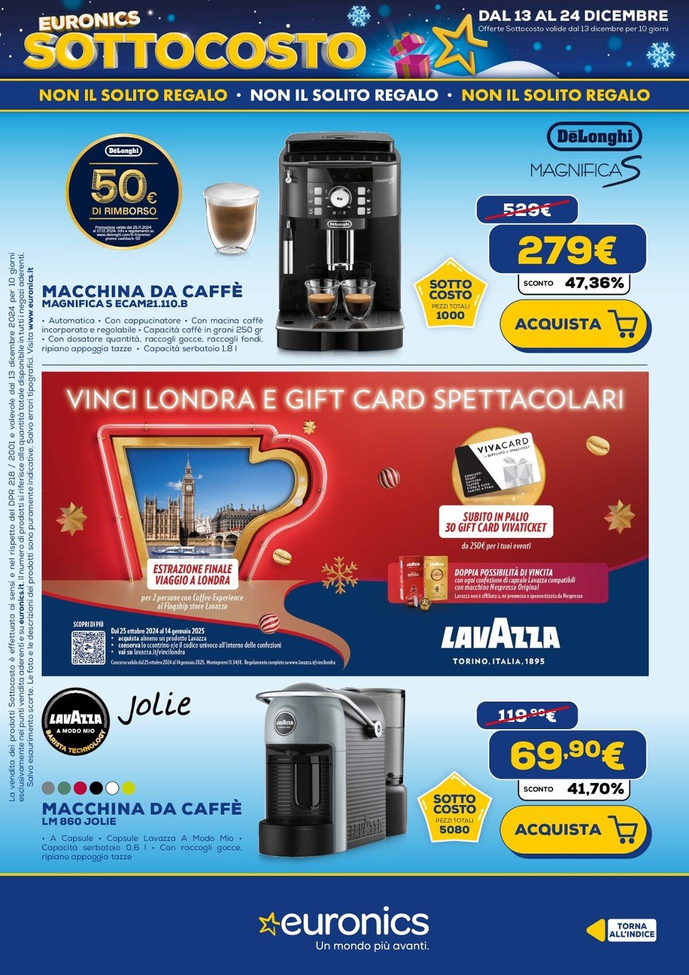 euronics - Volantino Euronics - Sottocosto valido dal 13/12 al 24/12 - page: 28