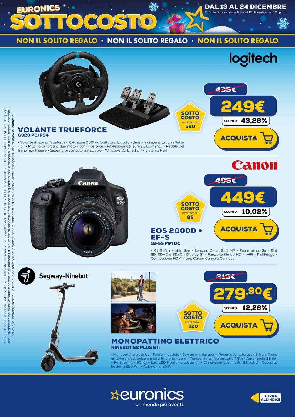 euronics - Volantino Euronics - Sottocosto valido dal 13/12 al 24/12 - page: 6