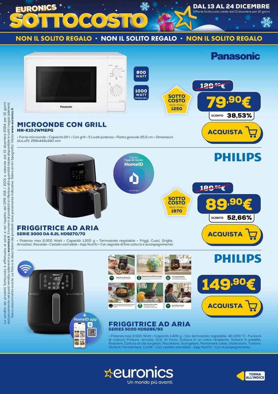 euronics - Volantino Euronics - Sottocosto valido dal 13/12 al 24/12 - page: 27