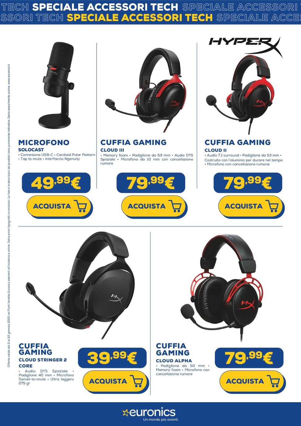 euronics - Volantino Euronics - Speciale Accessori Tech valido dal 02/01 al 22/01 - page: 5