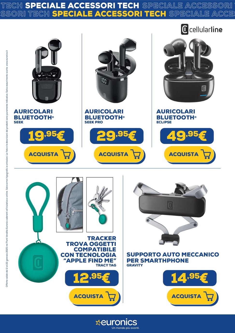 euronics - Volantino Euronics - Speciale Accessori Tech valido dal 02/01 al 22/01 - page: 6