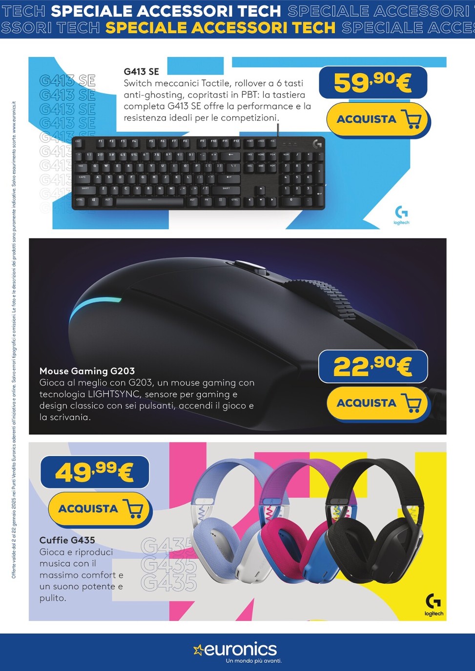 euronics - Volantino Euronics - Speciale Accessori Tech valido dal 02/01 al 22/01 - page: 15