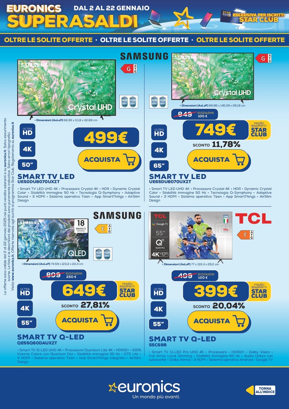 euronics - Volantino Euronics - Superasaldi valido dal 02/01 al 22/01 - page: 5