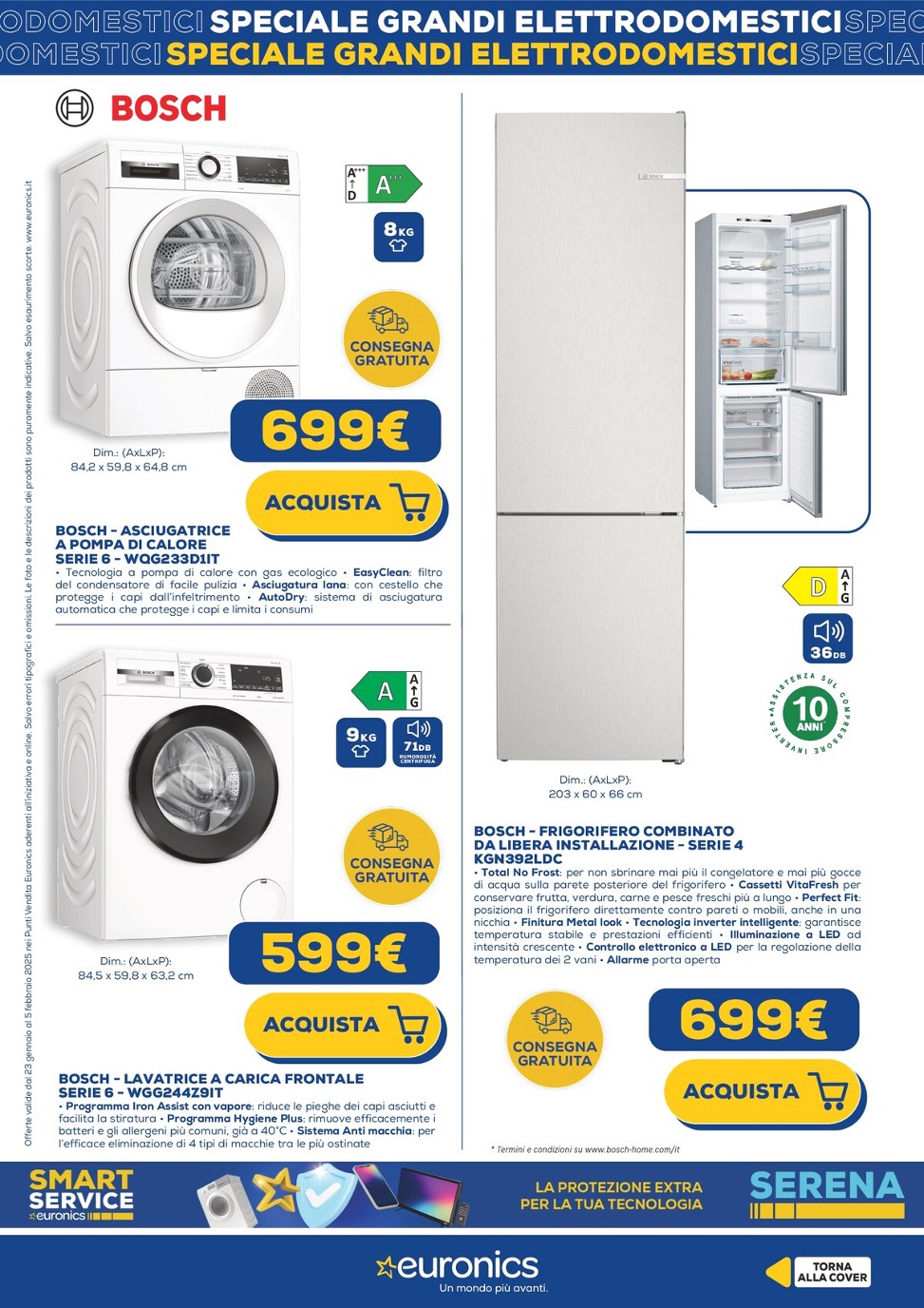 euronics - Volantino Euronics - Speciale Grandi Elettrodomestici valido dal 23/01 al 05/02 - page: 2