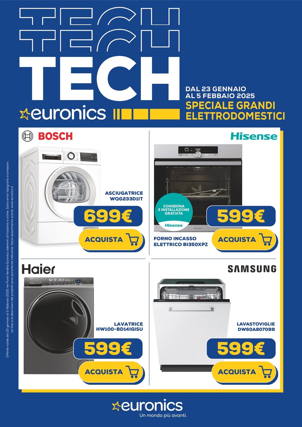 euronics - Volantino Euronics - Speciale Grandi Elettrodomestici valido dal 23/01 al 05/02