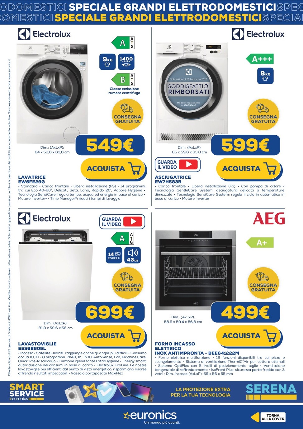 euronics - Volantino Euronics - Speciale Grandi Elettrodomestici valido dal 23/01 al 05/02 - page: 5