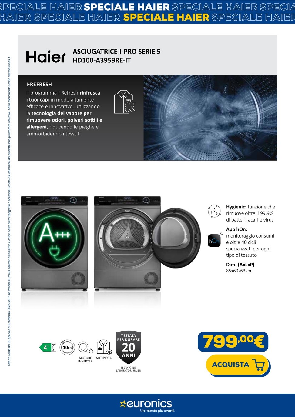 euronics - Volantino Euronics - Speciale Haier valido dal 30/01 al 12/02 - page: 11