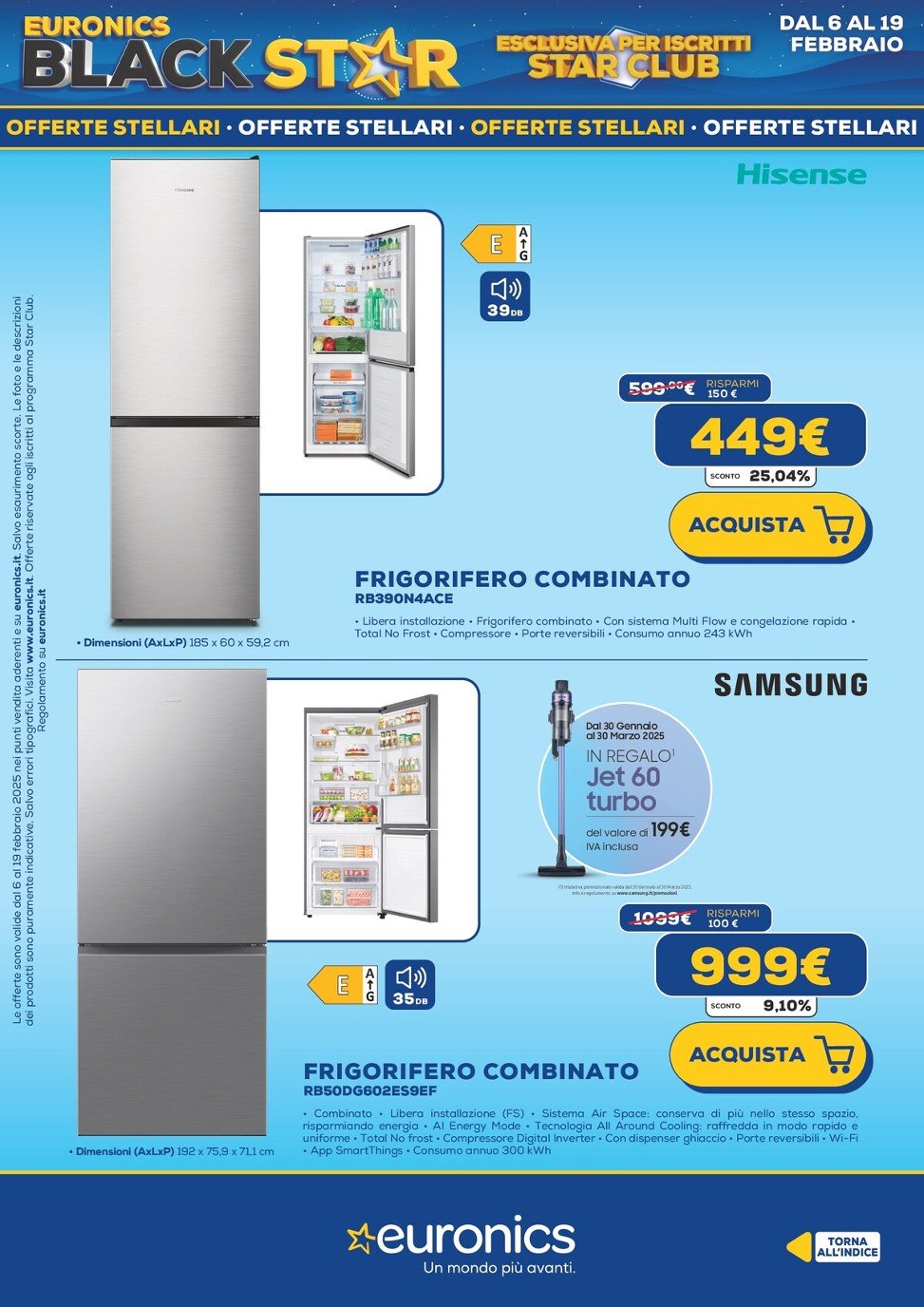 euronics - Volantino Euronics - Black Star valido dal 06/02 al 19/02 - page: 40