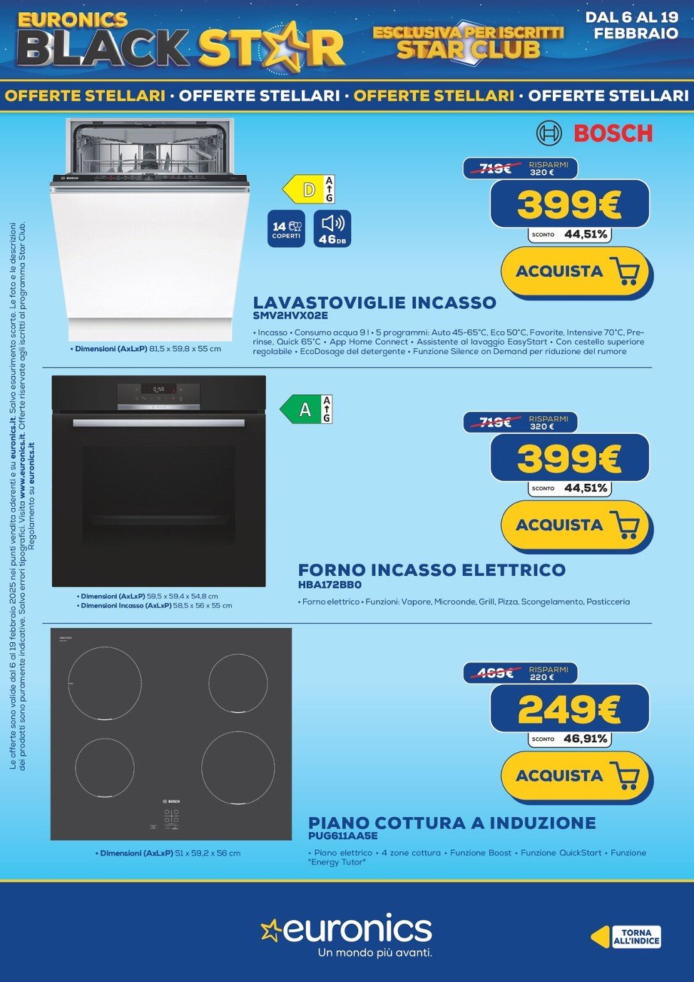 euronics - Volantino Euronics - Black Star valido dal 06/02 al 19/02 - page: 41