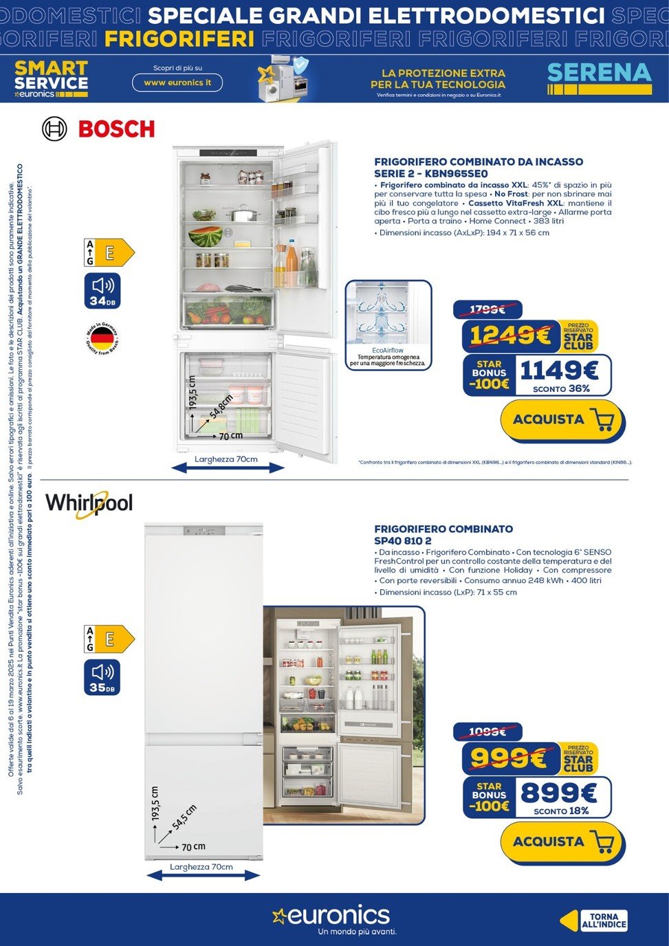 euronics - Volantino Euronics - Speciale Incasso valido dal 06/03 al 19/03 - page: 22