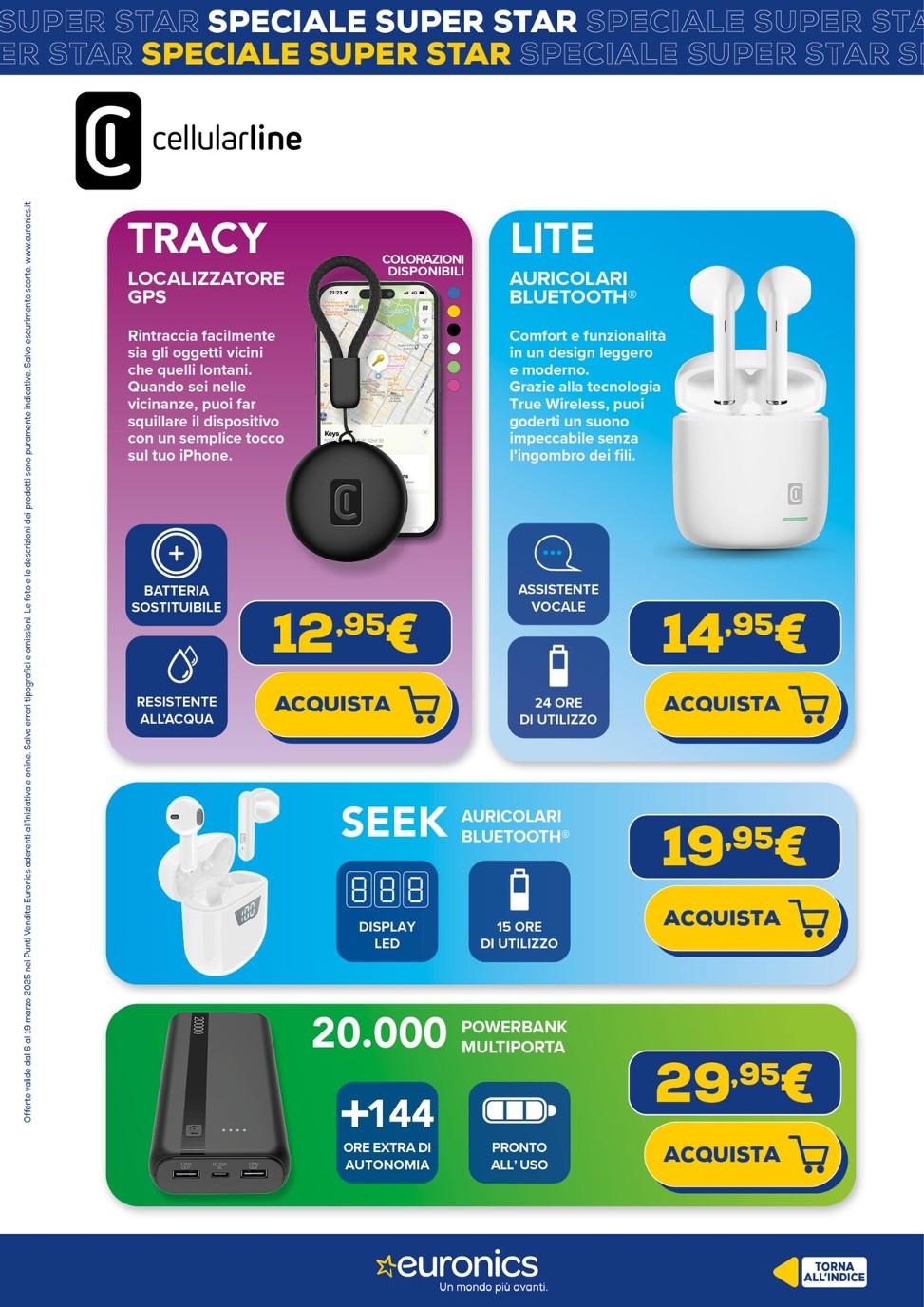 euronics - Volantino Euronics - Super Star valido dal 06/03 al 19/03 - page: 34