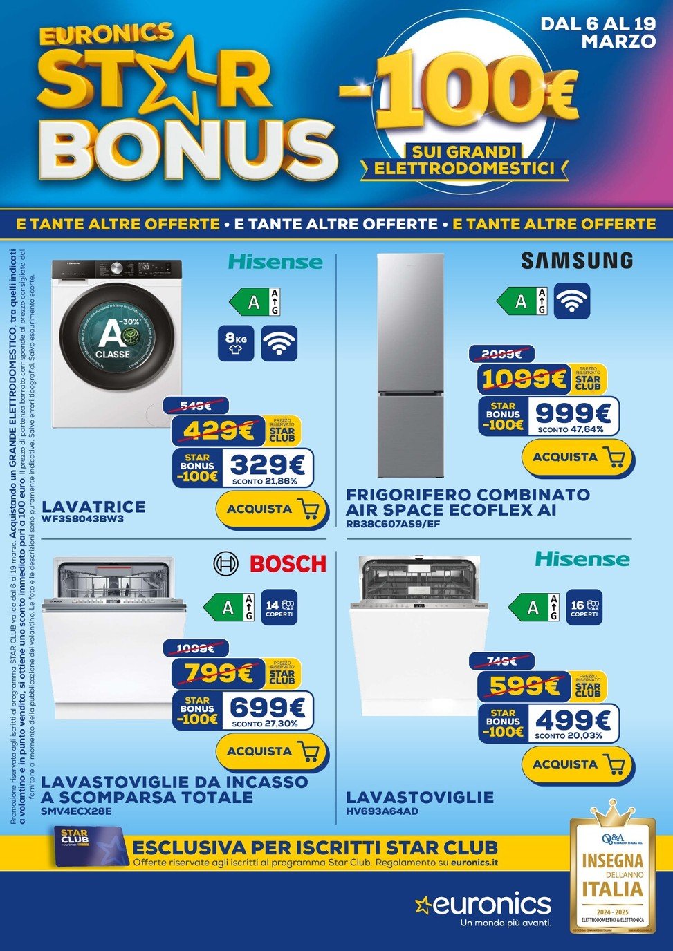 euronics - Volantino Euronics valido dal 06/03 al 19/03