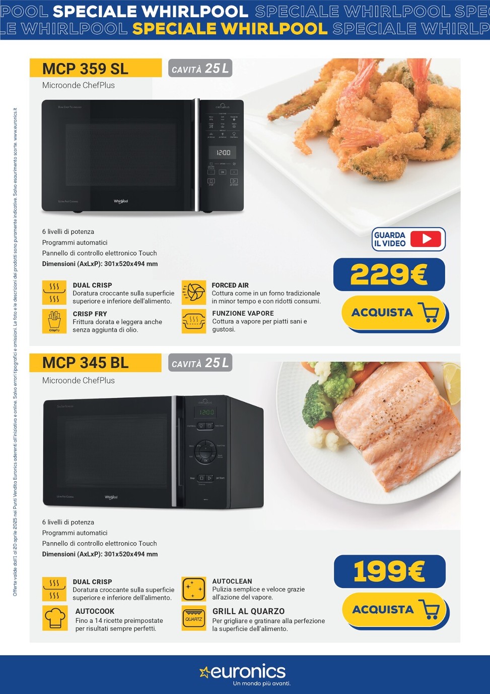euronics - Volantino Euronics - Speciale Whirlpool valido dal 01/04 al 20/04 - page: 3