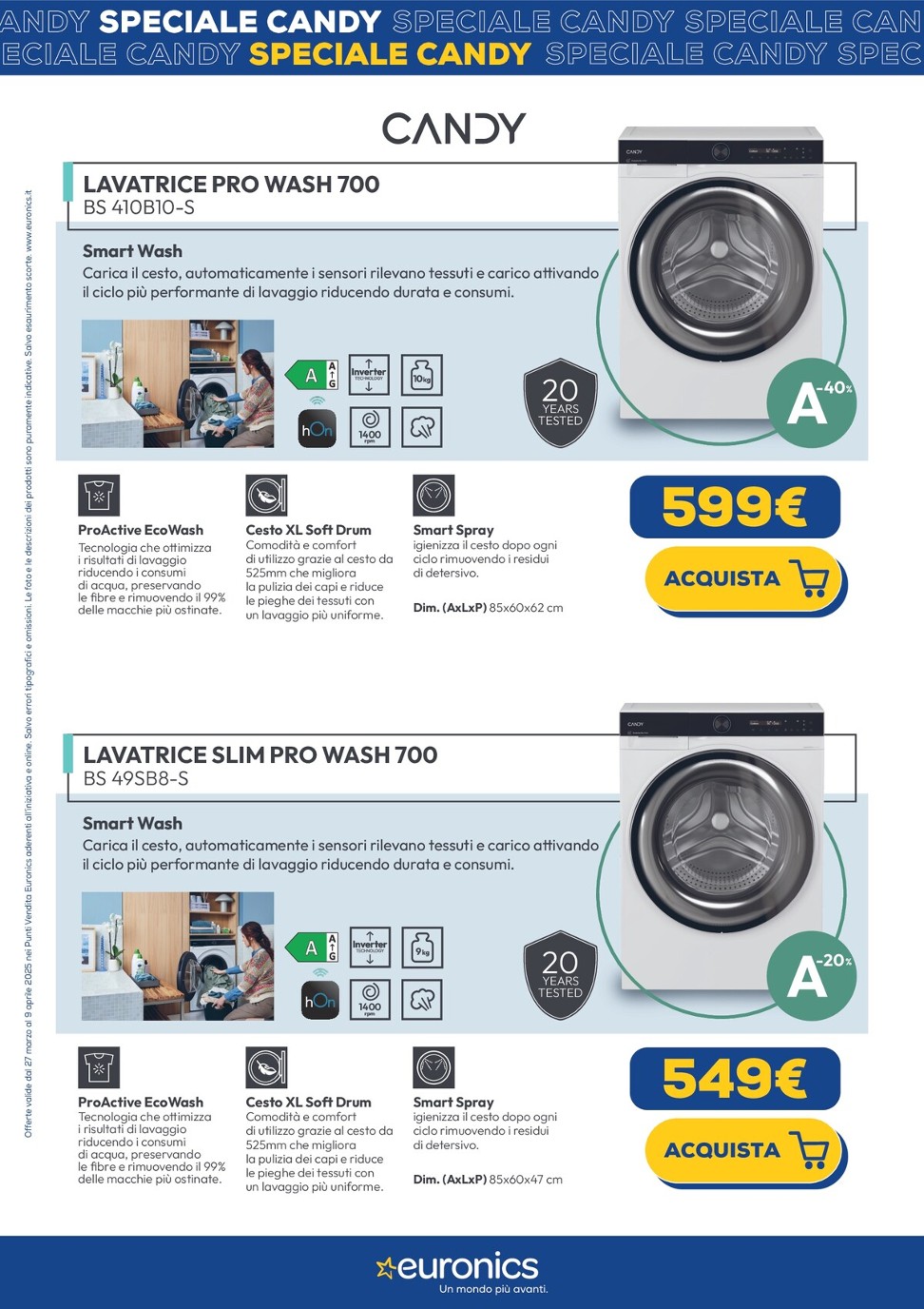 euronics - Volantino Euronics - Speciale Candy valido dal 23/04 al 07/05 - page: 3