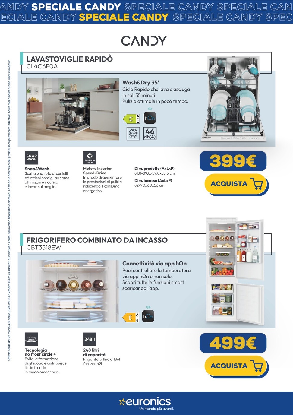 euronics - Volantino Euronics - Speciale Candy valido dal 23/04 al 07/05 - page: 8