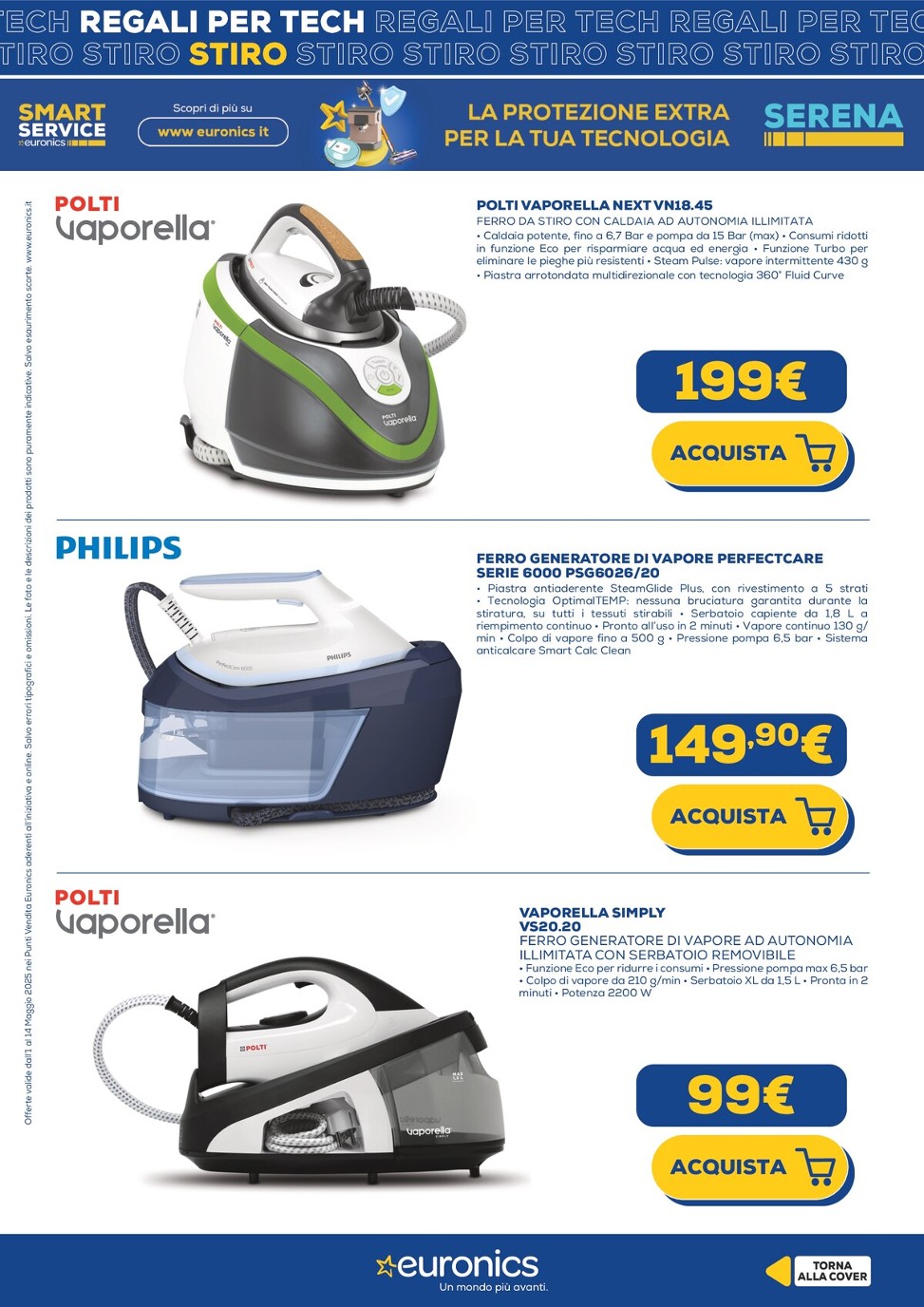 euronics - Volantino Euronics - Regali per tech valido dal 01/05 al 14/05 - page: 34