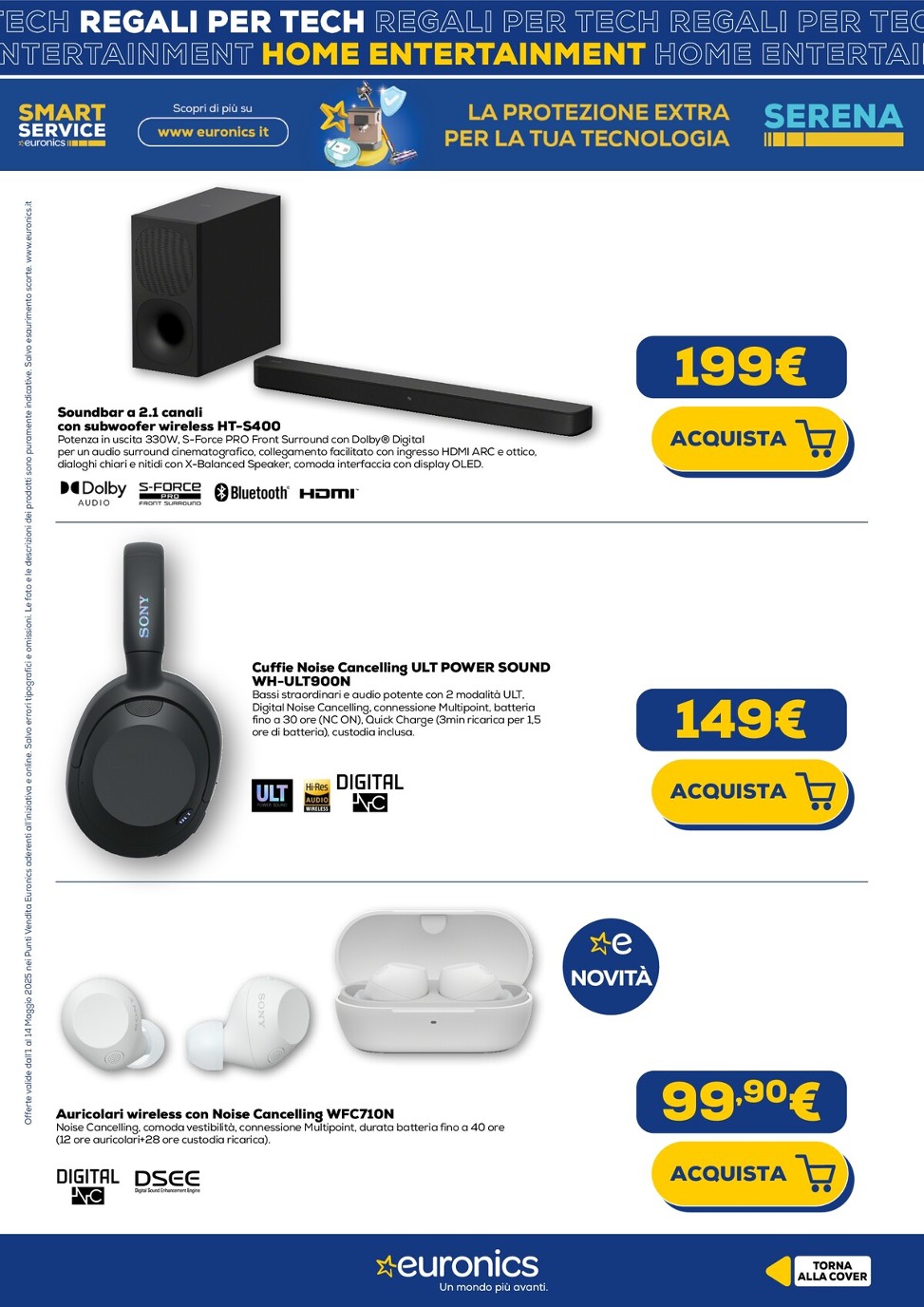 euronics - Volantino Euronics - Regali per tech valido dal 01/05 al 14/05 - page: 7