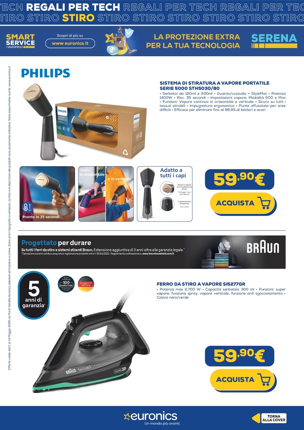 euronics - Volantino Euronics - Regali per tech valido dal 01/05 al 14/05 - page: 35